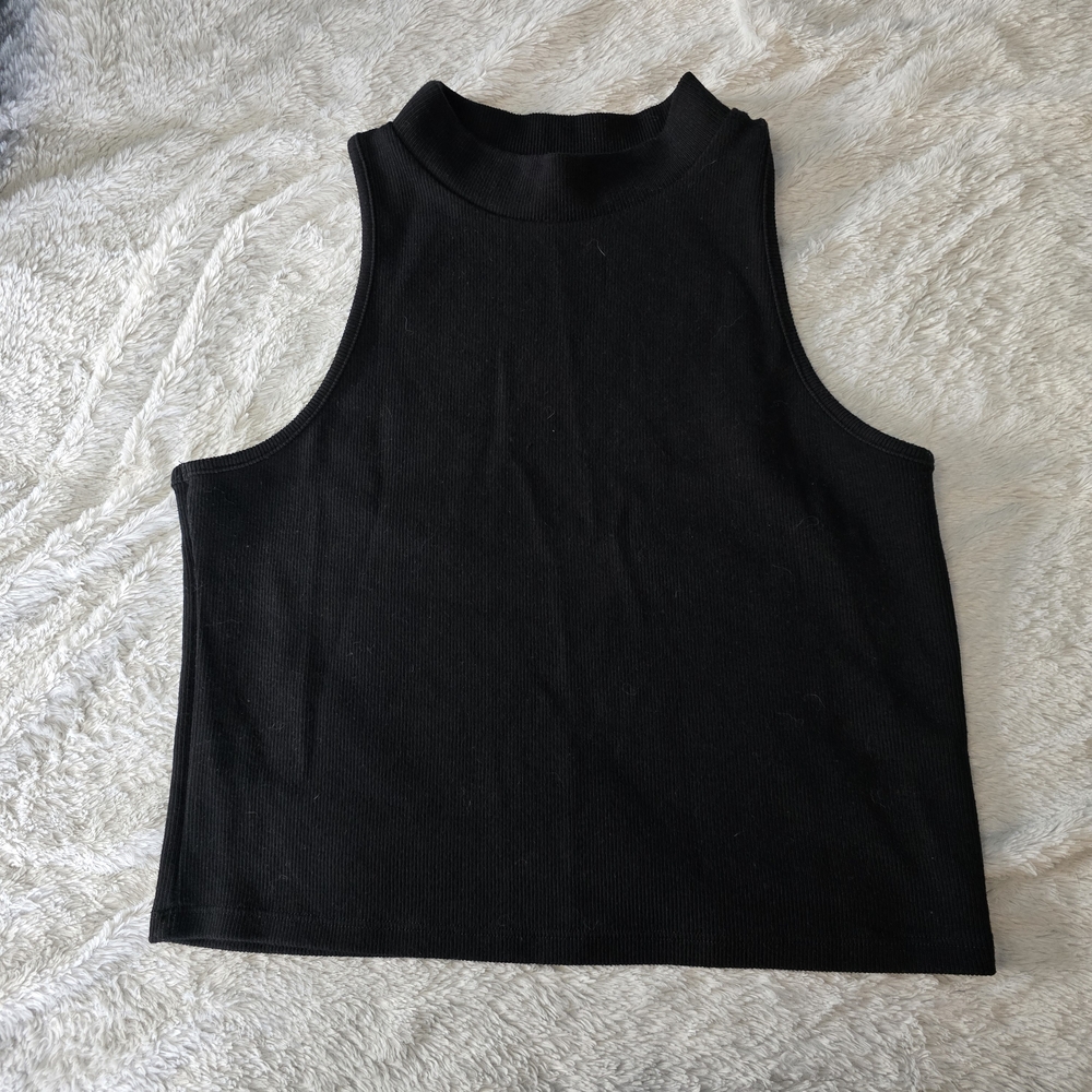 a new day Black Sleeveless Tank Top